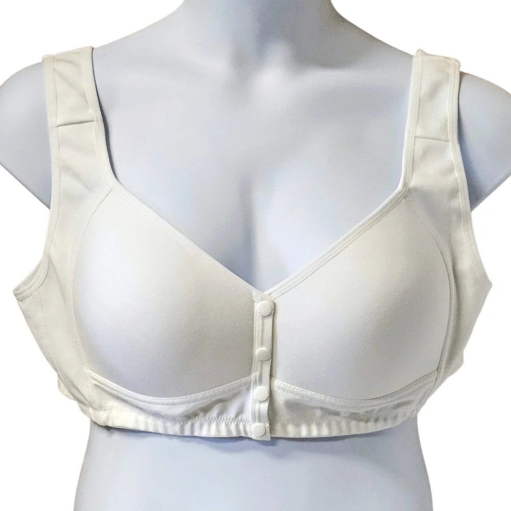 DAISY BRA'S Plus Size all day comfort 3X ultra soft 3 front button snap closure